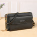Crossbody Bag with Dual Zippered Compartments Daily - Black