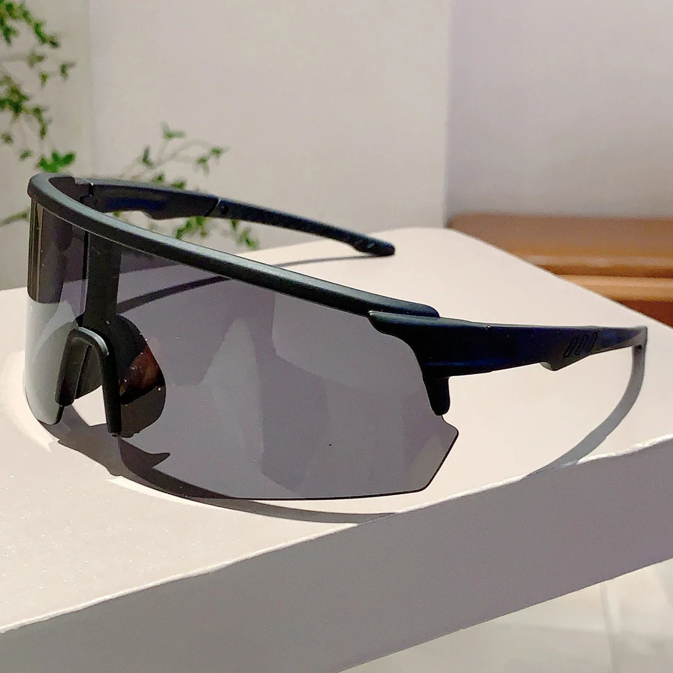 GM LUMIAS Oversized Sports Sunglasses Rimless Mirror