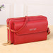 Crossbody Bag with Dual Zippered Compartments Daily - Red