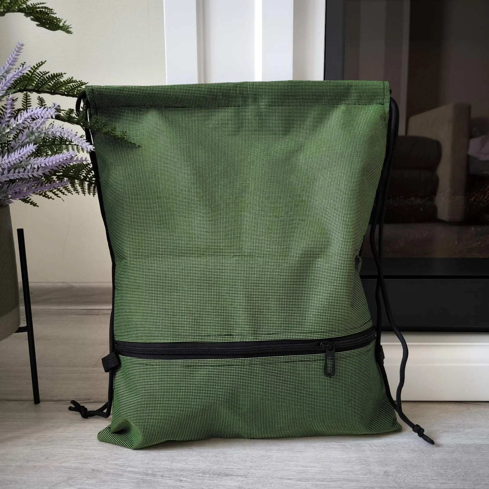 Foldable Drawstring Backpack Lightweight Compact