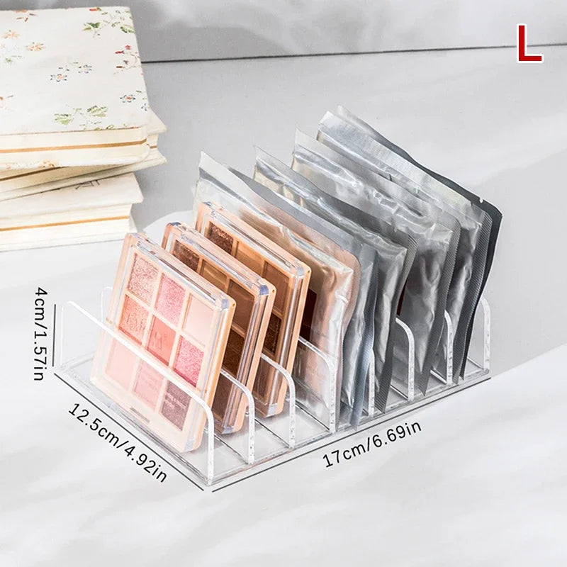 Seven Compartment Makeup Organizer for Desktop Palettes