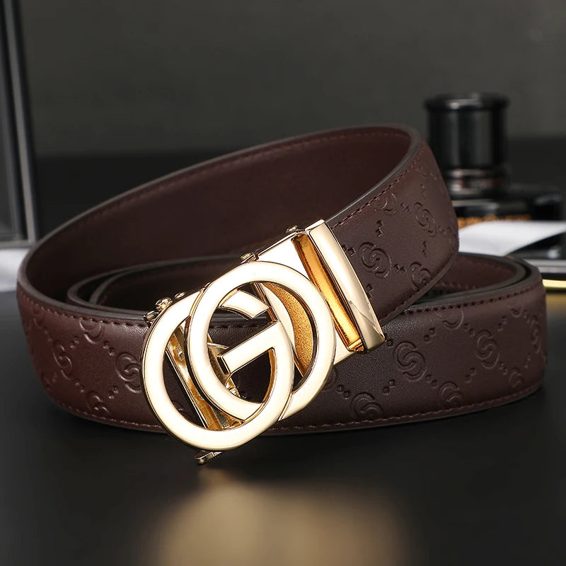 Belt with Double Ring Buckle and Minimal Design
