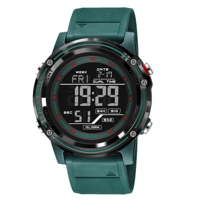 Digital Sports Watch LED Display Waterproof 50M