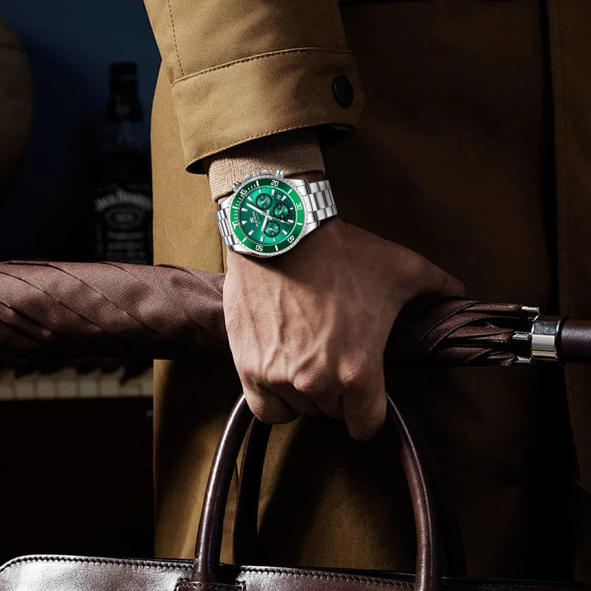 Multifunctional Quartz Watch Chronograph with Calendar