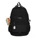 Backpack with Laptop Compartment Front Pocket - Black
