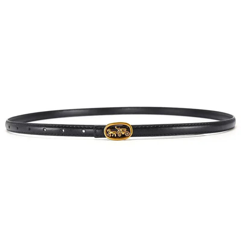 Belt Geometric Buckle for Trousers and Dresses