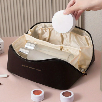 Silk Soft Cosmetic Organizer Case for Travel and Beauty