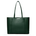 Elegant Tote Bag with Dual Handles and Internal Pockets - Green