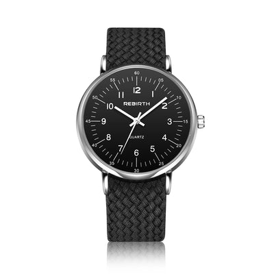 Casual Quartz Wristwatch with Simple Readable Dial