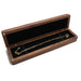 Walnut Wood Jewelry Box for Necklace Storage Case - Black