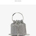 Glimmer Ring Beaded Evening Bag for Glamorous Moments - Silver