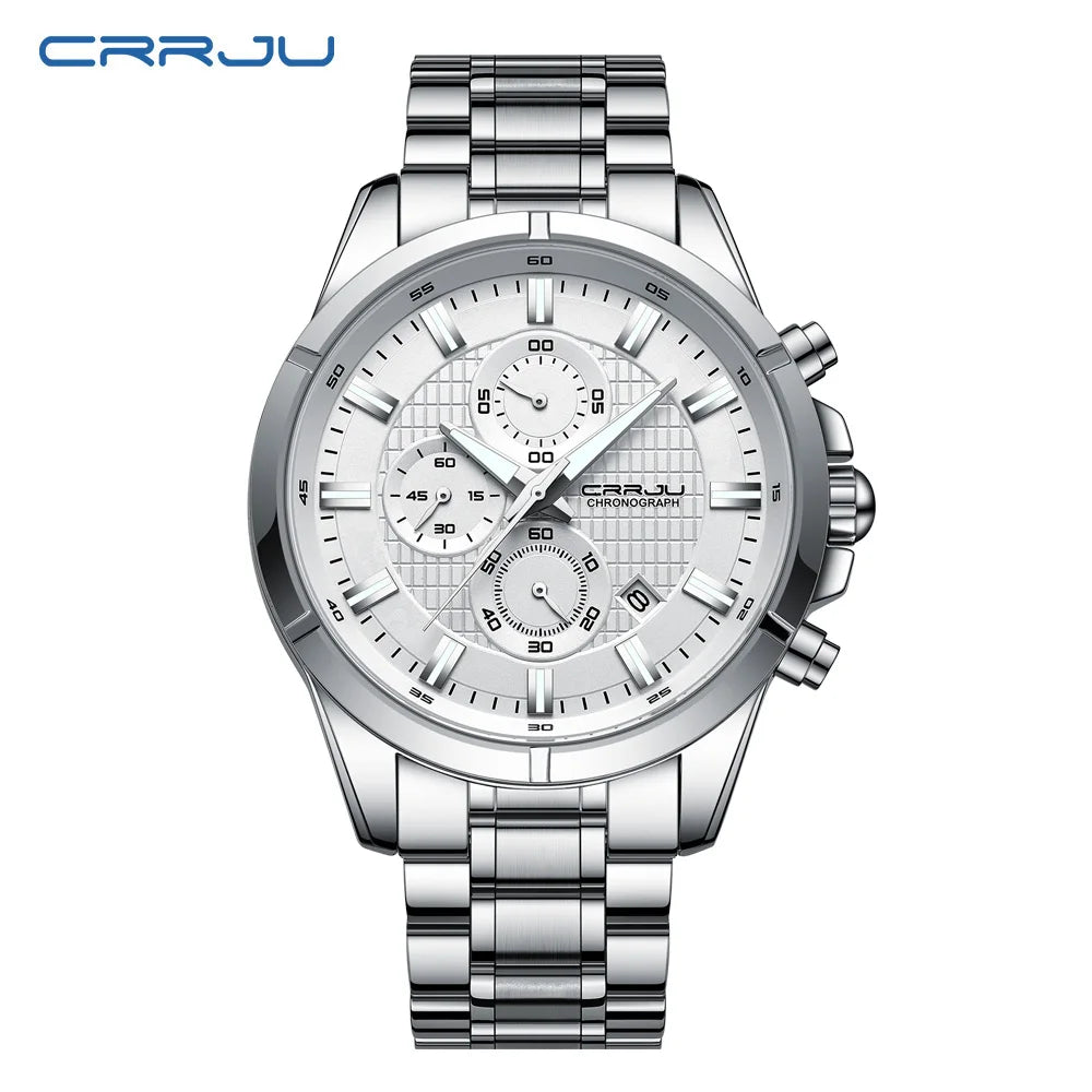 Artisan Chronograph Timepiece With Grid Dial Signature