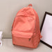 Waterproof Large Capacity School Backpack for Teens - Orange Red