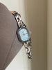 Oval Dial Quartz Watch with Bracelet Style Accessory - Twenty