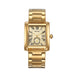 Rectangular Roman Dial Quartz Wristwatch with Date - Qt V5