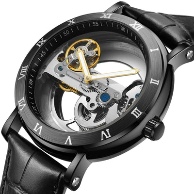 Skeleton Mechanical Wristwatch with Automatic Movement