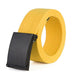Tactical Outdoor Belt for Men Adjustable Waistband - Yellow
