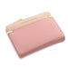 Wallet Zipper Hasp Patchwork Vintage Pattern Design - Deep Pink