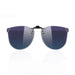 Clip On Sunglasses with Polarized Lenses UV400 - Purple Blue