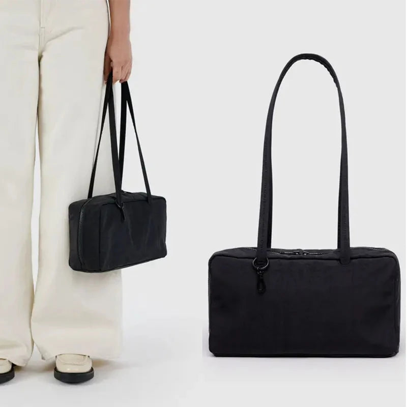 Gingham Tote Bag with Large Capacity for Everyday