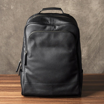 Backpack with Laptop Sleeve And Multiple Pockets - Black Style