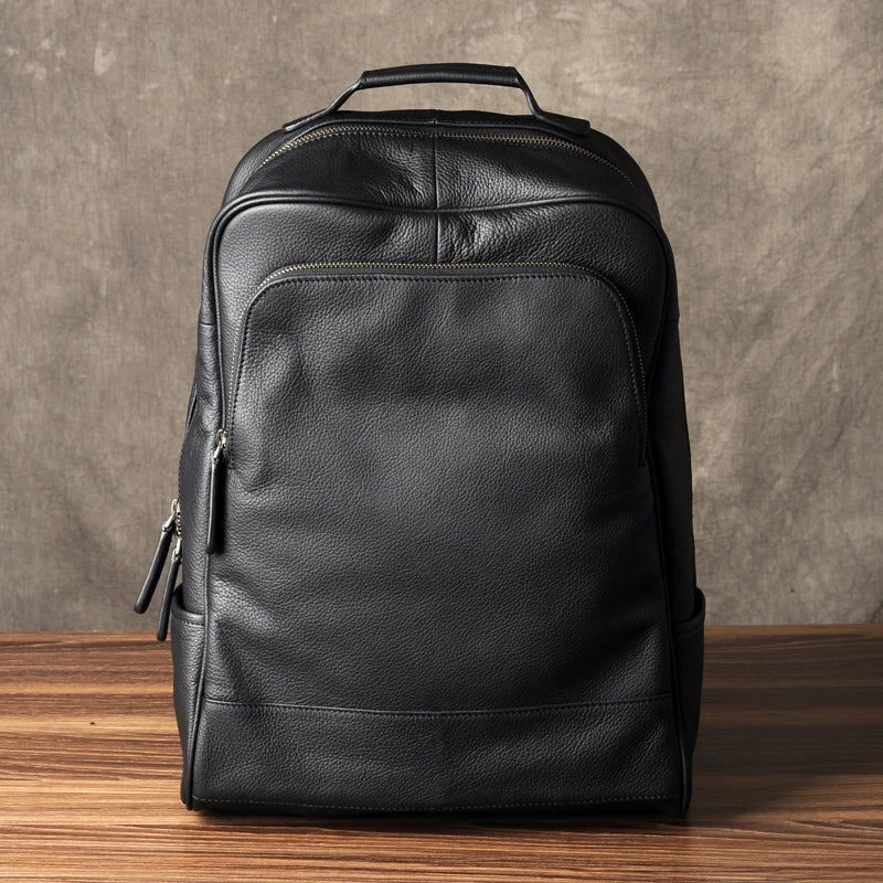 Backpack with Laptop Sleeve And Multiple Pockets - Black Style