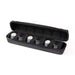 Watch Travel Case with Cushioned Slots And Form Fitting Pillow - Black 6 Slots