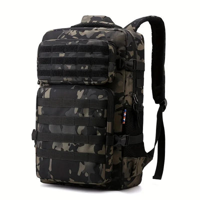Tactical Trail Backpack with Multilayer Organization