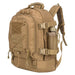 Tactical Backpack with Molle System Bottle Pocket - Khaki