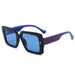 Oversized Cat Eye Sunglasses Square Frame Retro Style - No Case V7