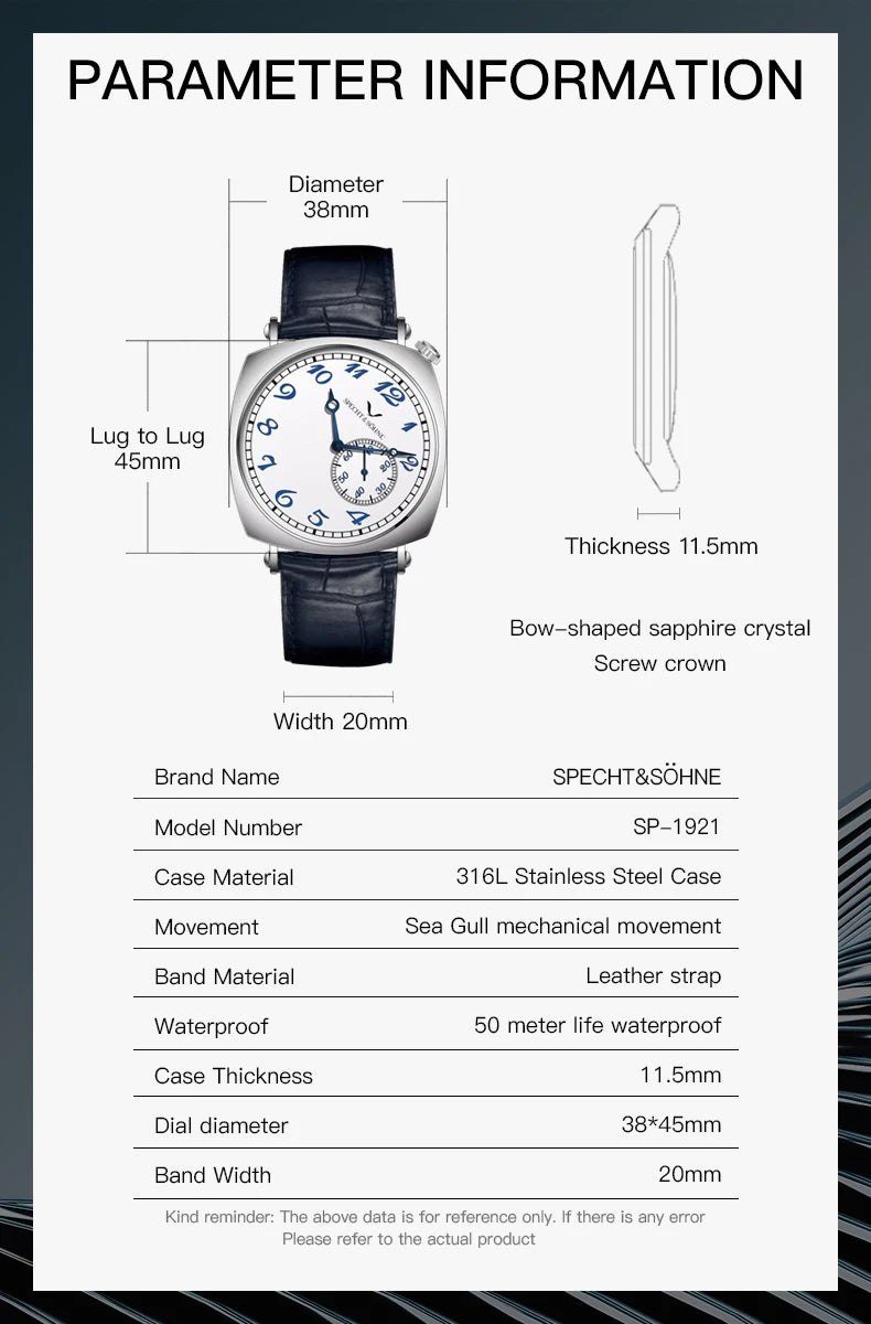 Mechanical Wristwatch Chronograph Subdial Automatic