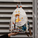 Luxury Linen Travel Backpack with 3D Pumpkin Pattern - Colour J