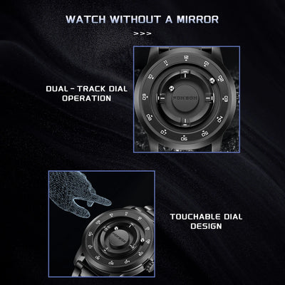 Planet Design Floating Magnetic Pointer Watch