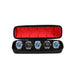 Watch Travel Case with Cushioned Slots And Form Fitting Pillow - Red 5 Slots