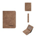Sanded Leather Multi Card Bifold Wallet Everyday Carry - Brown