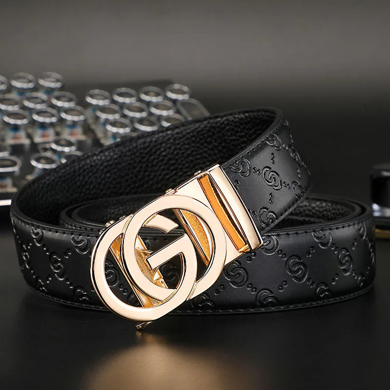 Belt with Double Ring Buckle and Minimal Design