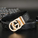 Belt with Double Ring Buckle and Minimal Design - Color 1