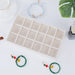 Flocking Jewelry Box Tray for Elegant Storage & Display - J