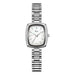 Retro TV Inspired Bracelet Watch Square Case Design - Silver