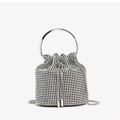 Glimmer Ring Beaded Evening Bag for Glamorous Moments