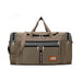 Travel Duffle Bag Large Capacity with Shoulder Strap - Khaki