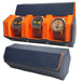 Watch Roll Three Slot Travel Case for Daily Use - Orange