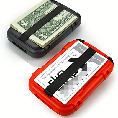 Minimalist Wallet With Card Clip Pocket Secure Compact - WO2MEN