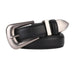 Belt with Classic Buckle for Everyday Wear And Dress - Black V2