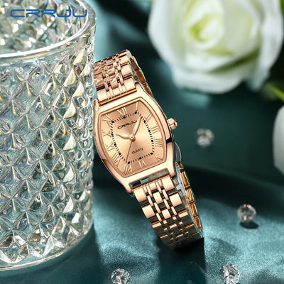 Tonneau Dial Timepiece With Roman Numeral Grace Watch