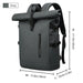 Expandable Travel Backpack With Laptop Compartment - Grey