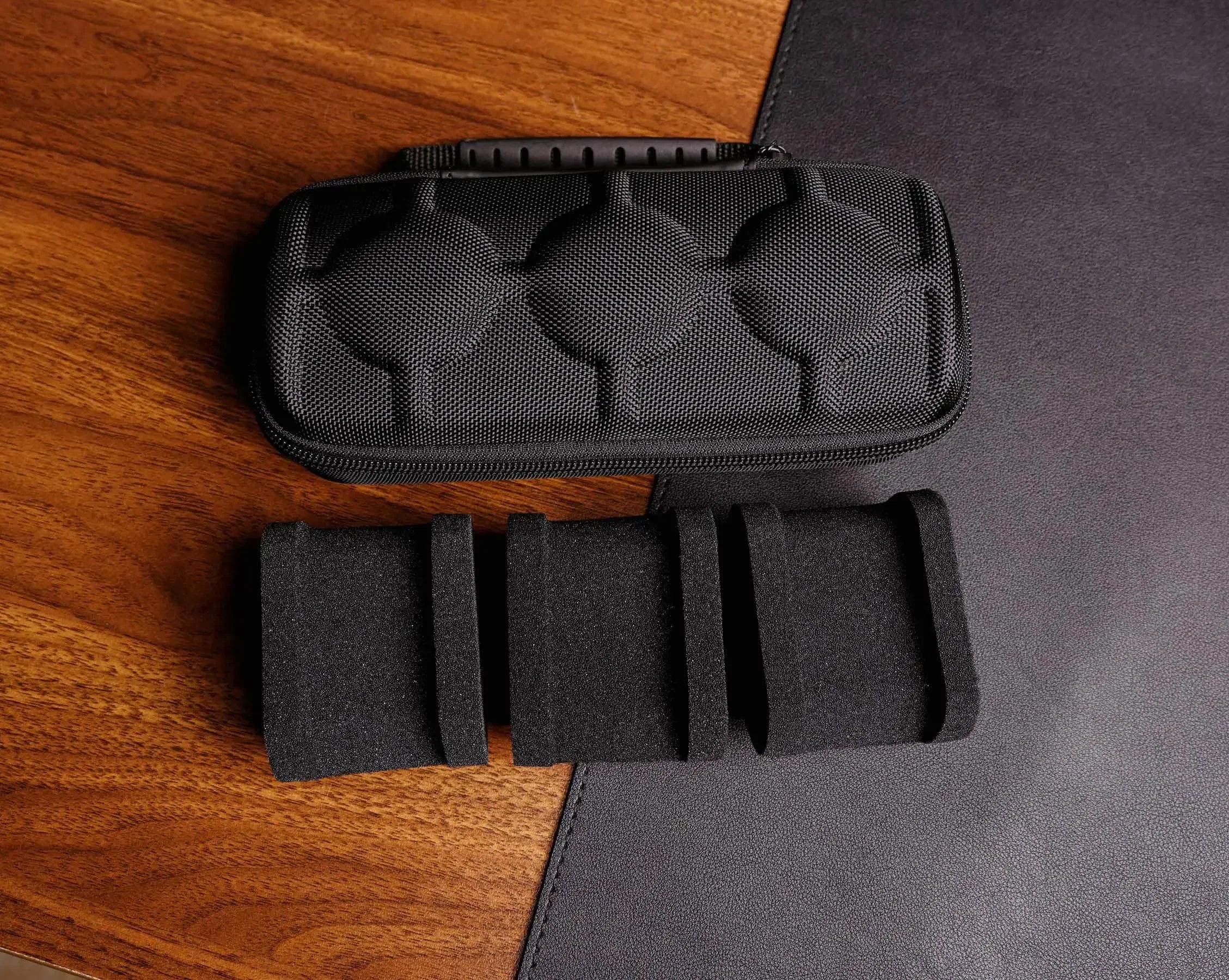 Watch Travel Case with Cushioned Slots And Form Fitting Pillow