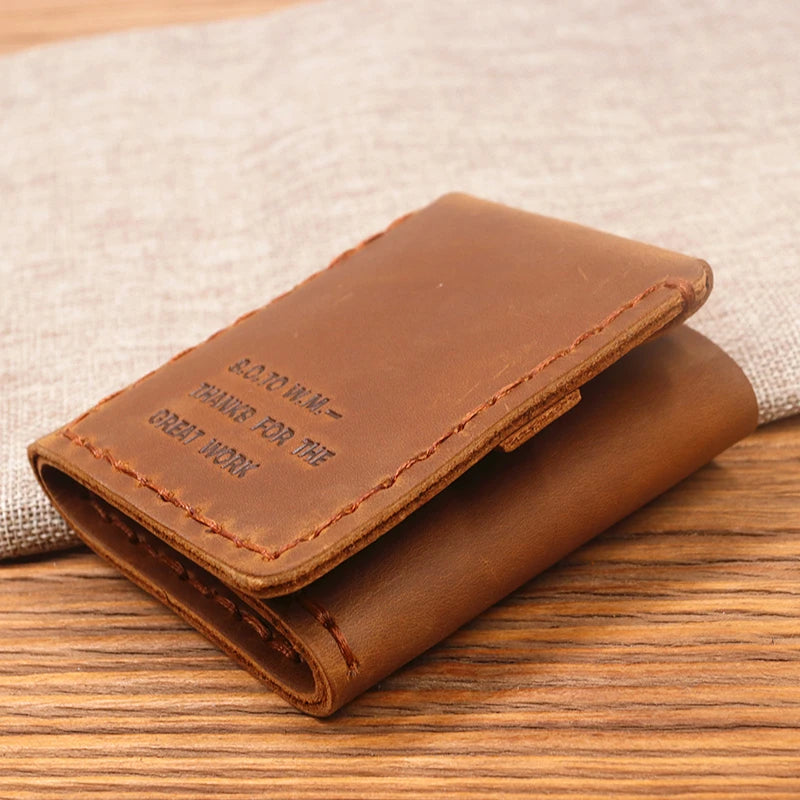 Trifold Wallet Vintage Style Compact Everyday