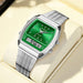 Watch Dual Display Quartz Timepiece for Everyday Use - Green