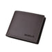 Folding Card Wallet with Slim Profile and Card Holder - Brown